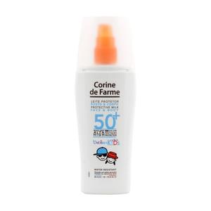 Corine spf50+ kids защитное молочко-спрей для лица и тела для младенцев и детей Corine De Farme, 150 мл
