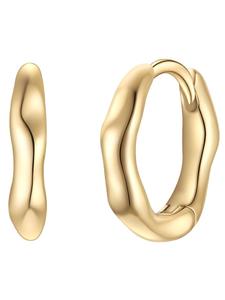 Glanzstücke München Серьги из стерлингового серебра с отделкой из желтого золота