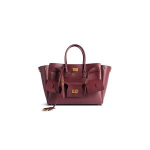 Bel Air Маленькая универсальная сумка BALENCIAGA, темно-бордовый