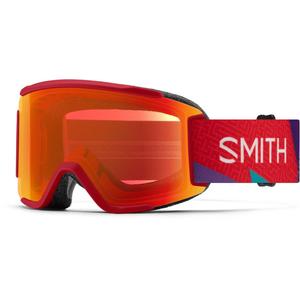 Снежные очки Squad S Smith, Crimson A-Maze-Zing/ChromaPop Everyday Red Mirror