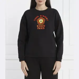 Толстовка обычного кроя с графическим рисунком Kenzo, черный