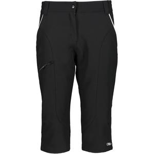 Обтягивающие женские велосипедные капри с сетчатым нижним бельем Cmp, цвет nero