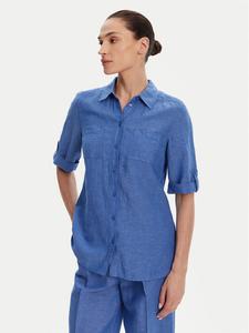 Рубашка обычного кроя 12002121 Olsen, синий