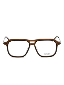 Очки в квадратной оправе Matsuda, коричневый