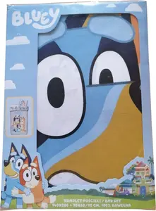 Постельное белье , сине-серый хлопок, 140/200, 70/90 см FARO