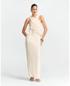 Женское макси-платье с алоэ ST MRLO, Cream