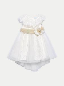 Элегантное платье обычного кроя 5006 Abel & Lula, белый