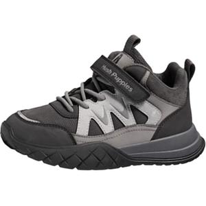 Износостойкие, нескользящие, теплые, низкие детские кроссовки для повседневной носки Hush Puppies, серый