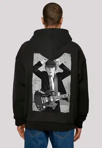 Толстовка F4NT4STIC "ACDC Hoodie Angus Young", принт, черный