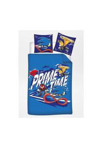 Постельное белье детское Nintendo Sonic с принтом, 140 x 200 см, синий