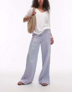 & Other Stories льняные брюки светло-голубого цвета