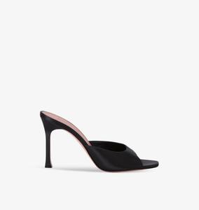 Туфли Alexa на сетчатом каблуке 95 Amina Muaddi, черный