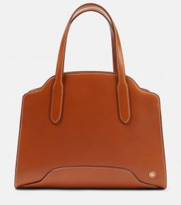 Кожаная сумка-тоут sesia среднего размера Loro Piana, коричневый