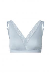 Мягкий бюстгальтер из хлопка. Hanro, синий