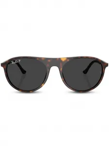 Солнцезащитные очки с логотипом Ray-Ban, коричневый