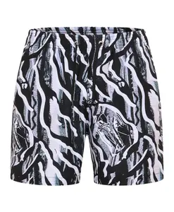 Шорты для плавания с анималистическим принтом Carlo Colucci, черный