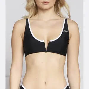 Верх бикини Karl Lagerfeld, черный