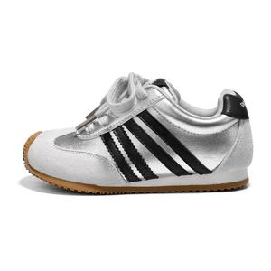 Дышащие легкие амортизирующие низкие повседневные кроссовки для детей ST&SAT KIDS, серебро