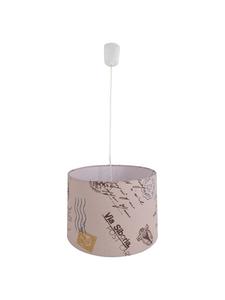 Näve Подвесной светильник "PRINT" коричневого цвета - (Д)40 см x (Ш)40 см x (В)136 см