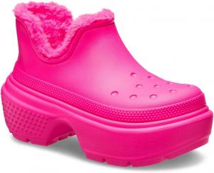 Унисекс-сапоги Crocs Stomp Lined Shorty, розовый