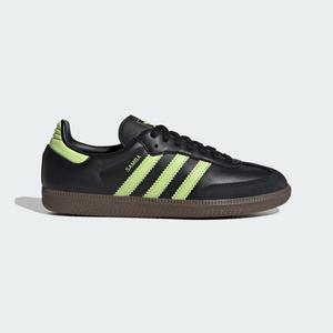 Кроссовки Adidas Samba OG Shoes, цвет Core Black/Pulse Lime/Gum