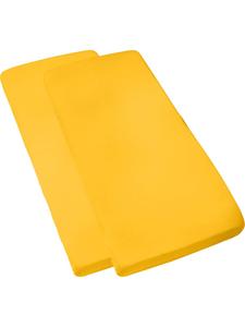 Erwin Müller Комплект из 2 детских простыней из трикотажа, цвет Мурнау, желтый