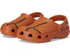 Сабо Crocs Kids Classic Clogs with Patterns and Graphics, цвет Basketball