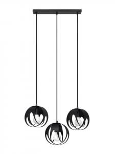 Nice Lamps Подвесной светильник VEDA 3L черного цвета (Д)50 см (Ш)16 см (Д)117 см