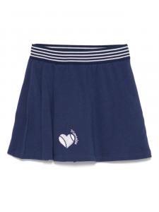 Monnalisa декорированная юбка мини, синий