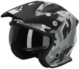 Шлем Acerbis Aria 2023 Camo реактивный, хаки