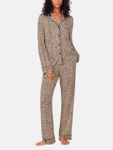 DKNY Полусладкая ночная рубашка коричневого цвета