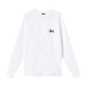 Лонгслив Stussy Basic Long-Sleeve Tee 'White', белый