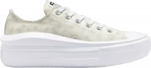 Кроссовки Converse Wmns Chuck Taylor All Star Move Platform Low Tonal Floral, белый