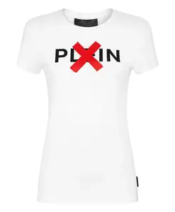 Футболка с круглым вырезом Philipp Plein, белый