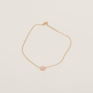 Металлическое ожерелье MIU MIU, розовый