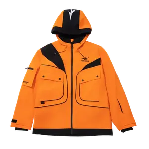 Футболка для лыж унисекс Mizuno, зеленая