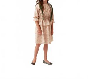 Органическое платье с буфами в лесном стиле, натуральный цвет The Sunday Collective