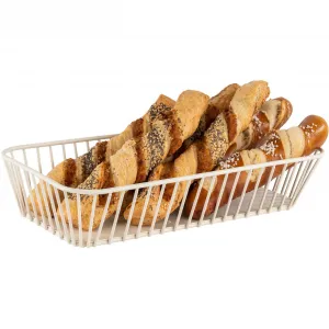Корзина для хлеба APS «URBAN», (1 шт.), 32,5 x 17,6 см, В: 7,5 см, цвет whisper white