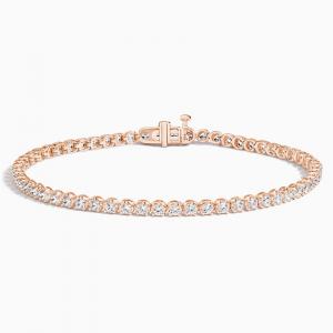 Теннисный браслет с сертифицированными лабораторными бриллиантами 7 дюймов (2 карата) Brilliant Earth