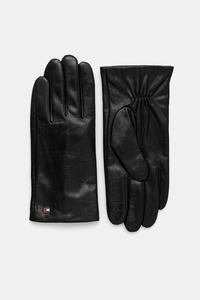 Кожаные перчатки Tommy Hilfiger, черный