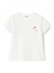 Футболка Il Gufo с вышитым логотипом, белый