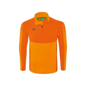 Толстовка Erima Six Wings Training half zip, оранжевый