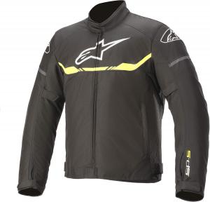 Водонепроницаемая мотоциклетная куртка Alpinestars T-SP S для мужчин, Black/Yellow Fluorescen, 3X-Large
