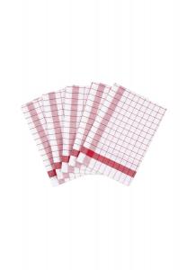 5 кухонных полотенец в наборе эксклюзивные - половина белья - проверено Ross, красный
