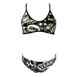 Бикини Turbo Yeah Comic Thin Strap, черный