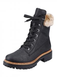 Ботильоны rieker, черный