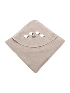 Sterntaler Банное полотенце с капюшоном 80x80 см, цвет овечий, песочный