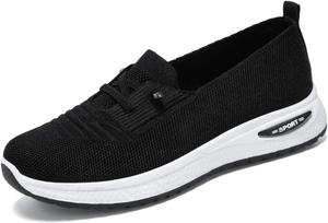 Ортопедические кроссовки для женщин, туфли для медсестер на липучке Babe, обувь Ortho Pro Comfort, обувь OrthoWear Baimiu, черный