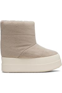 Rick Owens Drkshdw Taupe concordians mega bumper low lunar boots
