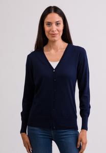Кардиган CASH-MERE Cardigan, Marine Blau/Dark Blue
